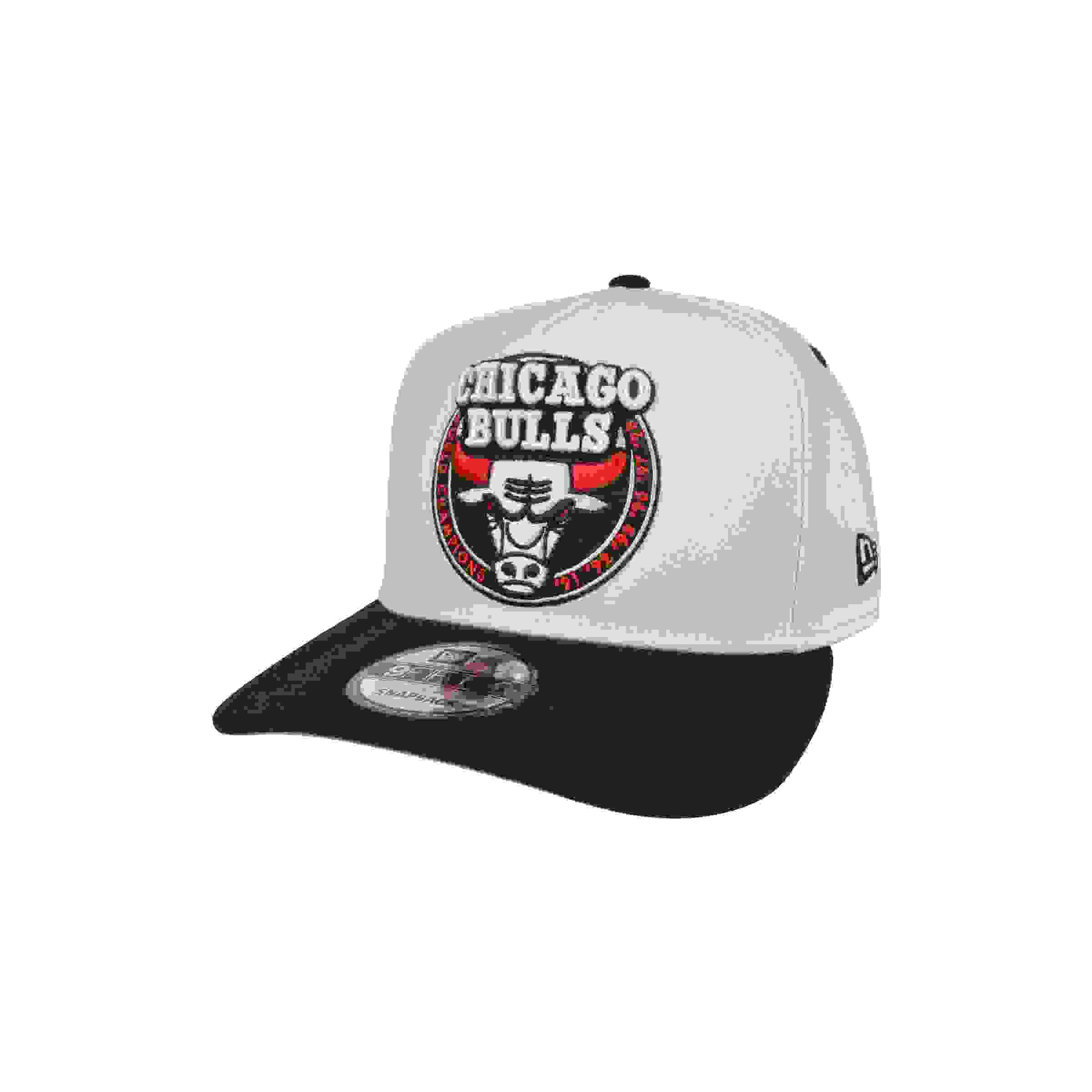New Era Chicago Bulls 9FIFTY A-Frame Cream/Black Snapback Hat